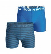 Björn Borg Twin Stripe boxershorts 2-pack heren blauw