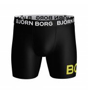 Bjorn Borg LA Performance boxershort 1-pack heren zwart/geel