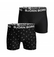 Björn Borg Rocket boxershorts 2-pack heren zwart 