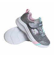 Skechers Dreamy Lites sneakers meisjes grijs/licht roze 