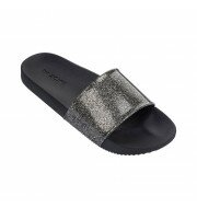 Ipanema Zara Snap Glitter slippers dames zwart/zilver