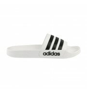 adidas Adilette Cloudfoam slippers wit/zwart