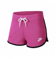 Nike Sportswear Fleece short dames roze/zwart 