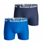 Björn Borg boxershorts 2-pack heren marine/blauw