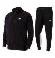 Nike Sportswear CE Fleece trainingspak heren zwart/wit