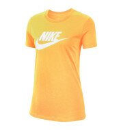 Nike Essential Icon Futura shirt dames geel/wit