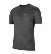 Nike Dri-Fit Miler Jacquard shirt heren zwart