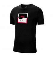 Nike Divided Box Logo shirt heren zwart/wit