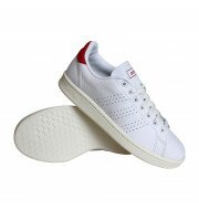 adidas Advantage sneakers heren wit/rood