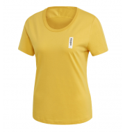 adidas Brilliant shirt dames geel