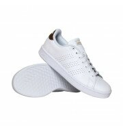 adidas Advantage sneakers dames wit/goud 