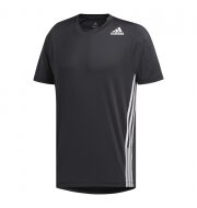 adidas FreeLift 3-Stripes shirt heren zwart/wit