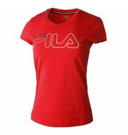 Fila Reni shirt dames rood/logo 