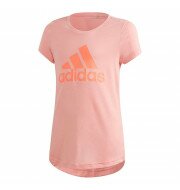 adidas Must-Have BOS shirt meisjes roze/oranje