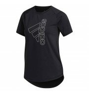 adidas Tech Bos shirt dames zwart/wit