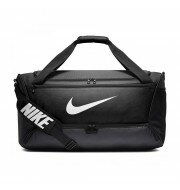 Nike Brasilia medium duffel sporttas zwart