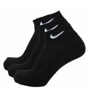 Nike sokken half hoog 3 paar zwart
