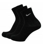 Nike sokken hoog 3 paar zwart