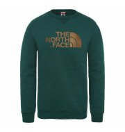 The North Face Drew Peak Crew sweater heren groen/goud